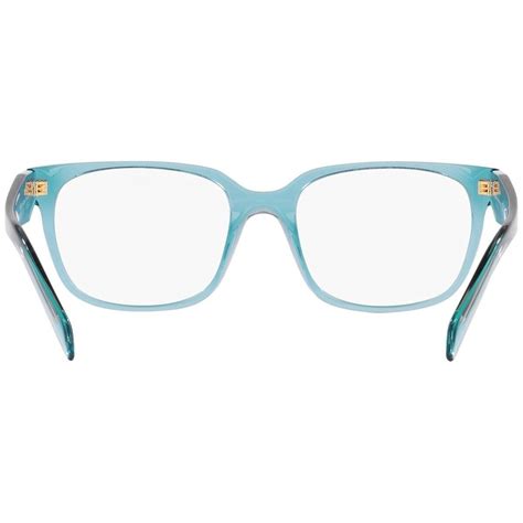 prada eyewear combination frame blue|prada vpr17z glasses.